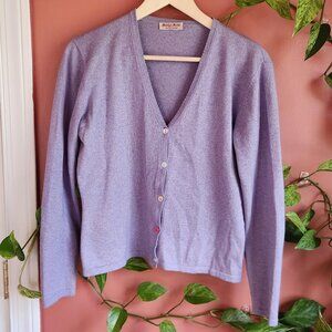 Marilyn Moore 50% Cashmere 50% Silk Cardigan